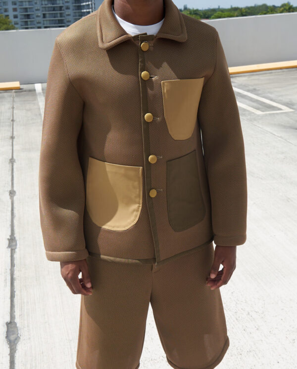 Spacer Mesh Chore Jacket